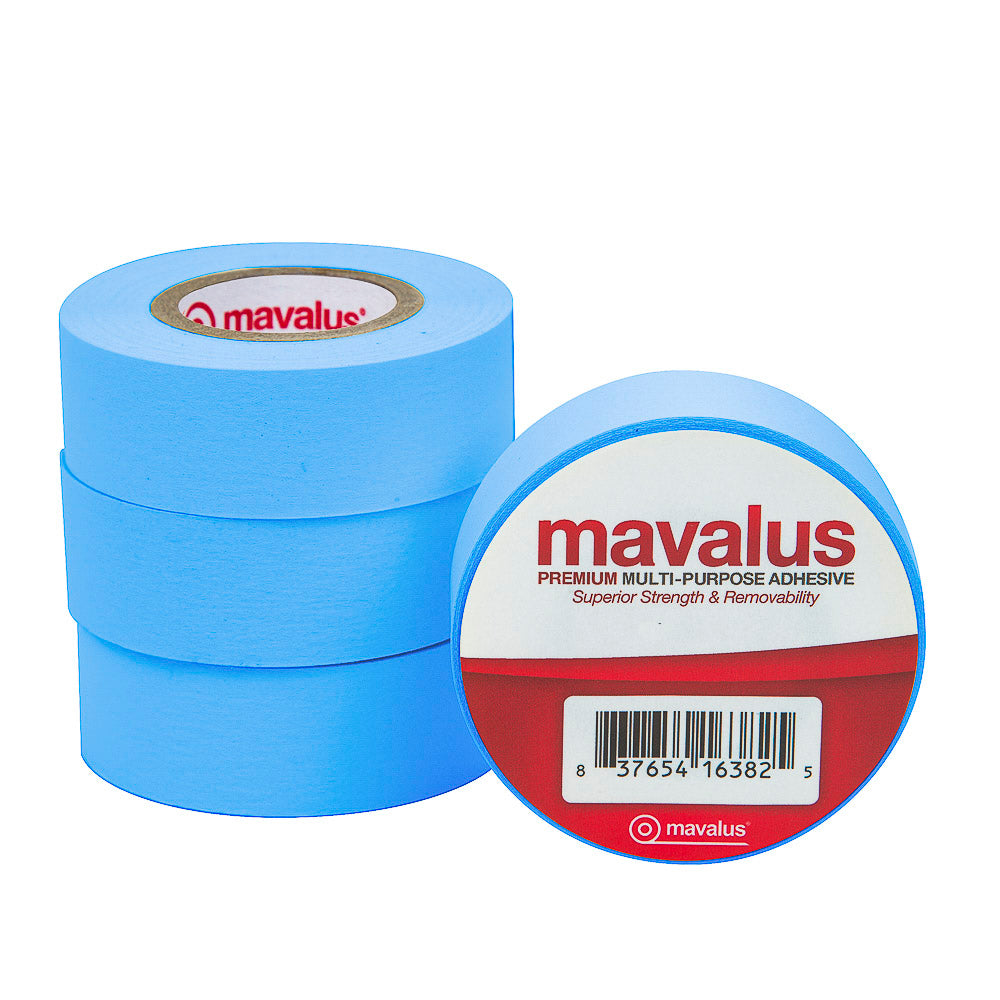 Mavalus Removable Poster Tape with 1 Inch Core, 1 x 324 Inches, Yellow